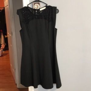 Black dress w/lace detail